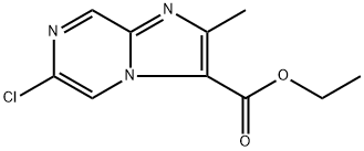 ethyl 6-chloro-2-methylimidazo[1,2-a]pyrazine-3-carboxylate Structure