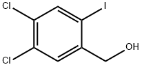 (4,5-Dichloro-2-iodophenyl)methanol Structure