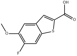 6-Fluoro-5-methoxybenzo[b]thiophene-2-carboxylic acid Structure