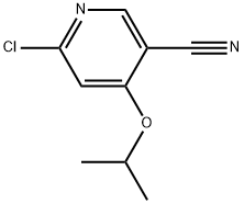 6-Chloro-4-(1-methylethoxy)-3-pyridinecarbonitrile Structure