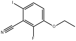 3-Ethoxy-2-fluoro-6-iodobenzonitrile Structure