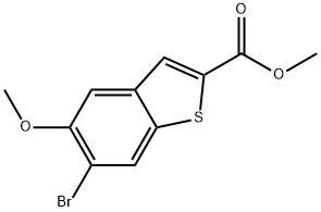 Methyl 6-bromo-5-methoxybenzo[b]thiophene-2-carboxylate Structure