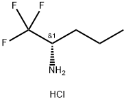 (S)-1,1,1-trifluoropentan-2-amine hydrochloride Structure