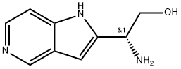 (R)-2-amino-2-(1H-pyrrolo[3,2-c]pyridin-2-yl)ethan-1-ol 구조식 이미지