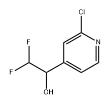 1-(2-chloropyridin-4-yl)-2,2-difluoroethan-1-ol Structure