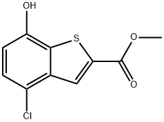 Methyl 4-chloro-7-hydroxybenzo[b]thiophene-2-carboxylate Structure