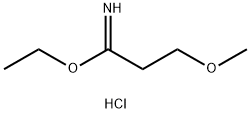 3-Methoxypropionimidic acid ethyl ester hydrochloride Structure