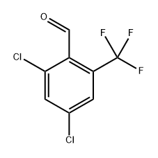 2,4-Dichloro-6-(trifluoromethyl)benzaldehyde Structure