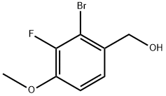 (2-bromo-3-fluoro-4-methoxyphenyl)methanol Structure