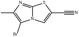 5-bromo-6-methylimidazo[2,1-b]thiazole-2-carbonitrile Structure