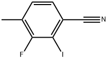 3-Fluoro-2-iodo-4-methylbenzonitrile Structure