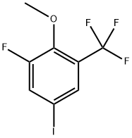 1-Fluoro-5-iodo-2-methoxy-3-(trifluoromethyl)benzene Structure