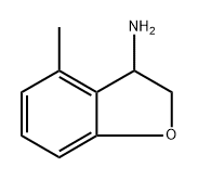 4-Methyl-2,3-dihydrobenzofuran-3-amine 구조식 이미지