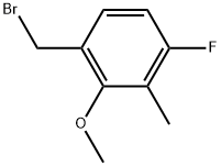 1-(Bromomethyl)-4-fluoro-2-methoxy-3-methylbenzene Structure