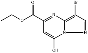 ethyl 3-bromo-7-hydroxypyrazolo[1,5-a]pyrimidine-5-carboxylate Structure