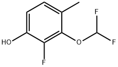 3-(Difluoromethoxy)-2-fluoro-4-methylphenol Structure