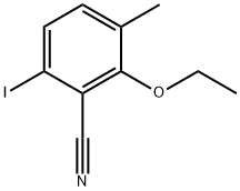 2-Ethoxy-6-iodo-3-methylbenzonitrile Structure