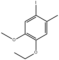 1-ethoxy-4-iodo-2-methoxy-5-methylbenzene 구조식 이미지