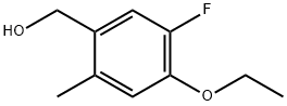 (4-Ethoxy-5-fluoro-2-methylphenyl)methanol Structure