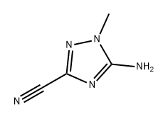 5-amino-1-methyl-1H-1,2,4-triazole-3-carbonitrile Structure