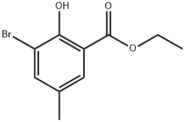 ethyl 3-bromo-2-hydroxy-5-methylbenzoate Structure