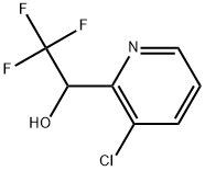 1-(3-Chloropyridin-2-yl)-2,2,2-trifluoroethan-1-ol Structure