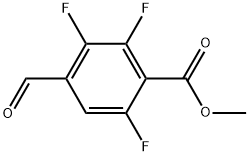 methyl 2,3,6-trifluoro-4-formylbenzoate Structure