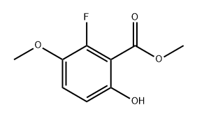 Methyl 2-fluoro-6-hydroxy-3-methoxybenzoate Structure