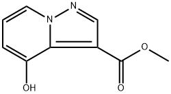 Pyrazolo[1,5-a]pyridine-3-carboxylic acid, 4-hydroxy-, methyl ester Structure