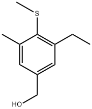 (3-ethyl-5-methyl-4-(methylthio)phenyl)methanol Structure