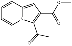 methyl 3-acetylindolizine-2-carboxylate Structure
