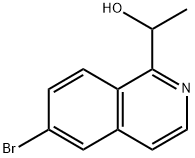 1-Isoquinolinemethanol, 6-bromo-α-methyl- Structure