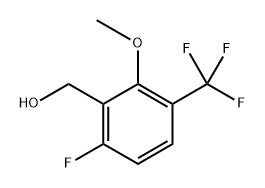 (6-fluoro-2-methoxy-3-(trifluoromethyl)phenyl)methanol Structure