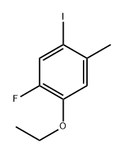 1-Ethoxy-2-fluoro-4-iodo-5-methylbenzene Structure