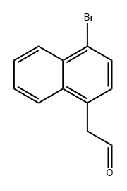 2-(4-bromonaphthalen-1-yl)acetaldehyde Structure