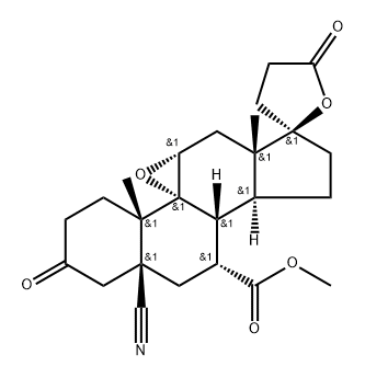 5-Cyano Eplerenone Structure