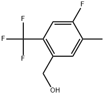 4-Fluoro-5-methyl-2-(trifluoromethyl)benzenemethanol Structure