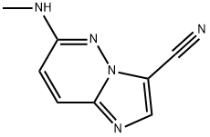 6-(Methylamino)imidazo[1,2-b]pyridazine-3-carbonitrile Structure