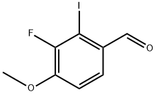 3-Fluoro-2-iodo-4-methoxybenzaldehyde Structure