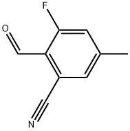 3-Fluoro-2-formyl-5-methylbenzonitrile Structure