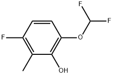 6-(Difluoromethoxy)-3-fluoro-2-methylphenol Structure