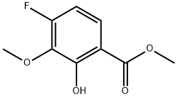 methyl 4-fluoro-2-hydroxy-3-methoxybenzoate 구조식 이미지