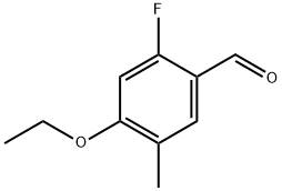 4-Ethoxy-2-fluoro-5-methylbenzaldehyde Structure