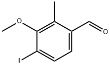 4-iodo-3-methoxy-2-methylbenzaldehyde Structure