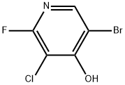 5-bromo-3-chloro-2-fluoropyridin-4-ol Structure