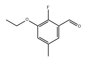 3-Ethoxy-2-fluoro-5-methylbenzaldehyde Structure