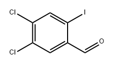 4,5-Dichloro-2-iodobenzaldehyde 구조식 이미지