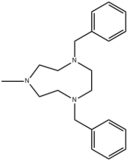 1,4-dibenzyl-7-methyl-1,4,7-triazonane 구조식 이미지