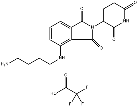 Thalidomide-NH-C4-NH2 TFA Structure