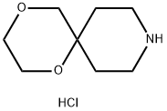 1,4-dioxa-9-azaspiro[5.5]undecane hydrochloride Structure